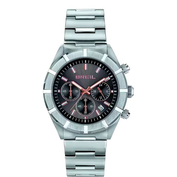 Breil Orologio Uomo Al Quarzo TW1077 - Cassa 42mm In Acciaio, Vetro Minerale, Impermeabile 100m